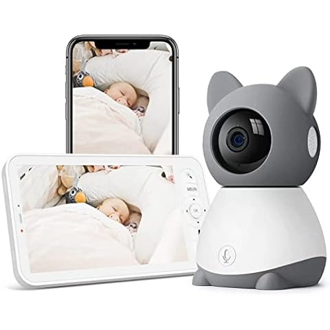 LAXIHUB Cámara de vigilancia para bebés con Pantalla de 5" Cover