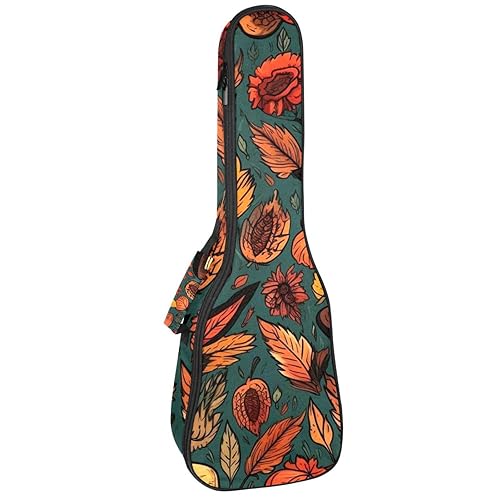 Waterproof Oxford Cloth Ukulele Bag Fairy with Bird and Flower Durable & Stylish Ukulele Case with Storage Thanksgiving Hat Print - Les Beatles, Paul McCartney, John Lennon, RIngo Starr, George Harrison Waterproof Oxford Cloth Ukulele Bag Fairy with Bird and Flower Durable & Stylish Ukulele Case with Storage Thanksgiving Hat Print