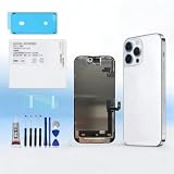 RUI XI Compatibile per iPhone 16/16E/16 Plus/16 Pro/16 Pro Max LCD | LCD di grado A / OLED Incell Display batteria + strumenti gratuiti (per LCD 16 Plus)