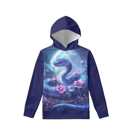 Kids Hooded Sweatshirts Boys 6-16Y Student Long Sleeve Crew Neck Pullover Sweatshirts2