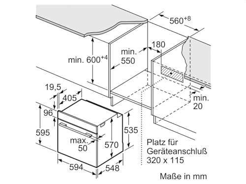 Foto von NEFF XE4P Backofen-Kochfeld-Kombination (Einbau), 4 Heizelemente, 59.4 cm, Klapptür, Bräterzone, Edelstahl, Schwarz
