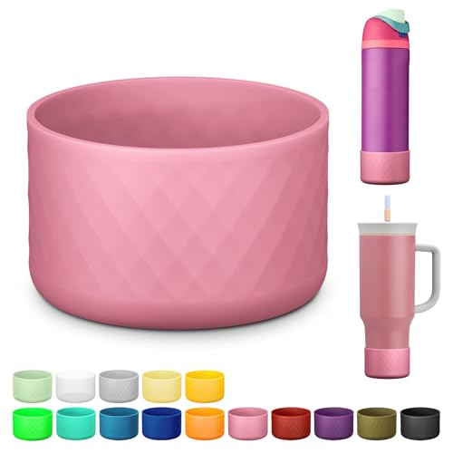 Silicone Boot for Owala Water Bottle 24 oz, Anti-Slip Protective Sleeve for FreeSip/Twist/Flip Stainless Steel Water Bottles Accessories