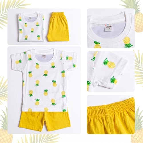 Image of Krishn Creations Kids Clothes for Boys | Cotton Printed Half Sleeve T-shirt and Shorts Baby Boy Dress | Casual Wear Kids Clothes