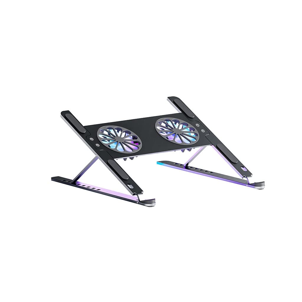 Ventilador para ordenador portátil para juegos de aluminio