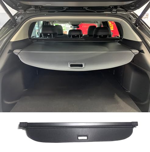Okutech Black Retractable Cargo Cover for Mazda CX50 CX-50 (2022-2025), Rear Cargo Privacy Screen Car Trunk Luggage Security Shade Shield (Carbon Fiber Style)