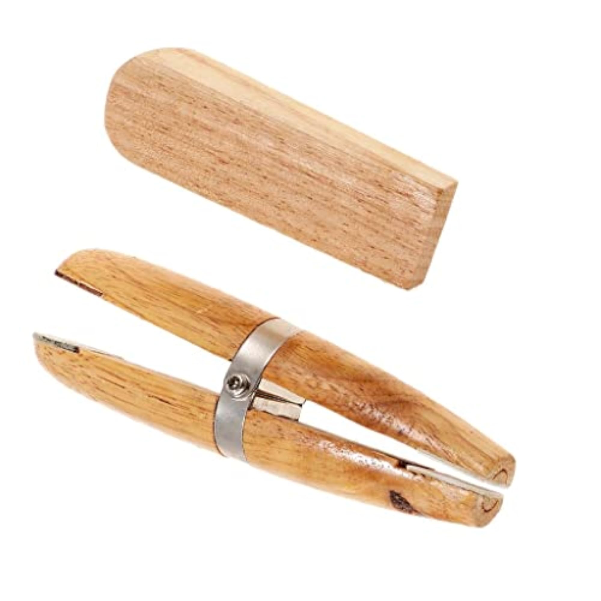 Natural Wooden Jewelers Ring Clamp Tool Holder