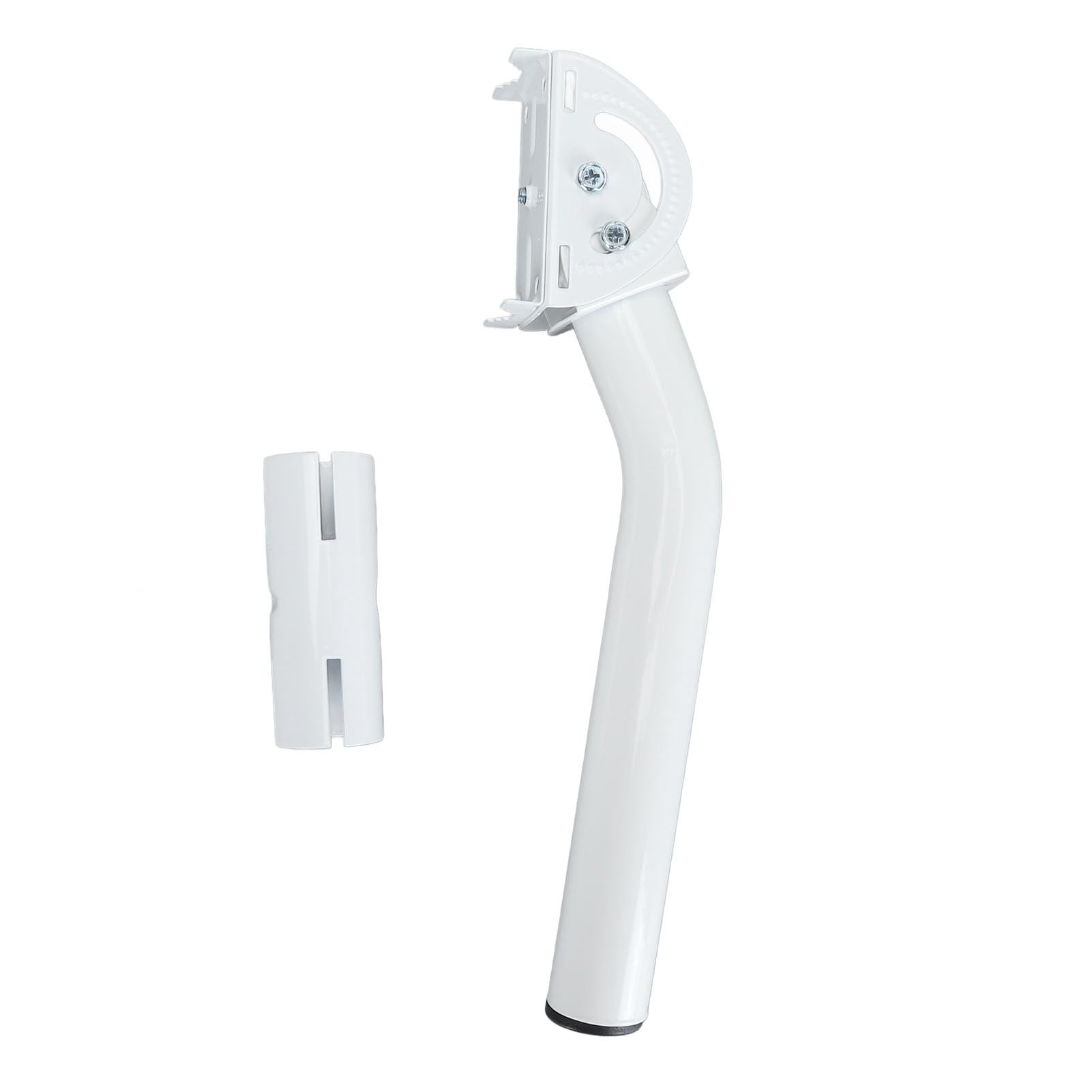 Ejoyous Kit de Montage Internet par Satellite, Angles de 160 Degrés, Montage Professionnel sur Toit par Satellite Blanc, Double Coupe-Vent, Installation Facile pour Antenne Rectangulaire V 2