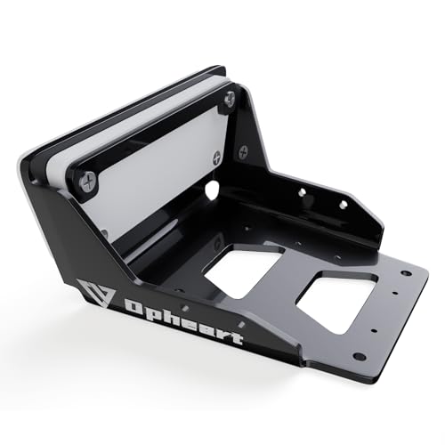 Transom Trolling Motor Mount for Kayaks,Marine Aluminium Kayak Motor Mounts, Transom Motors Mount for Kayaks with Aluminum Locking Lip, Fresh & Salt Water Compatible (Black)