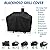 Pellet Grill Cover for Camp Chef DLX 24, SmokePro 24, PG24, SG24, Woodwind, PG24MZG, PG24XT Pellet Grills, Waterproof UV Resistant Cover for Camp Chef, Heavy Duty Outdoor Grill Dustproof Accessories