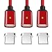 Produktbild LAMA Magnetisches USB C Ladekabel [3 Stück 1,5M] Magnet Typ C Datenkabel 2,1A High Speed Type C Kabel Schnellladekabel für Samsung S9+ S9 S8+ S8 Huawei P20 Pro Mate 10 Pro P20 P10 Moto Sony HTC Mi 6