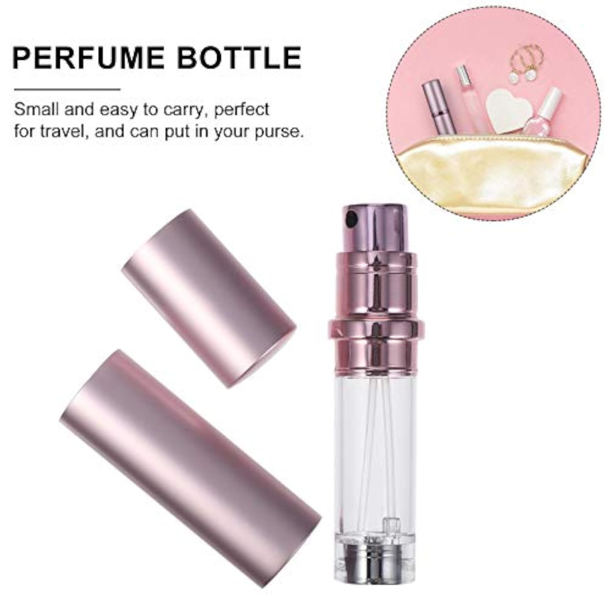 Portable Refillable Perfume Bottle, Empty Spray Bottle