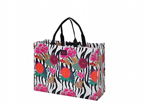 P2LTAFP Poly Large Tote - Asian Floral Pack of 6