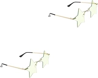 2 Pçs Óculos De Sol Pentagrama De Sol Óculos De Sol Festa De Dança Óculos De Sol Estrela Prop Roxo Suprimentos De Festa Óculos De Criança Adereços De