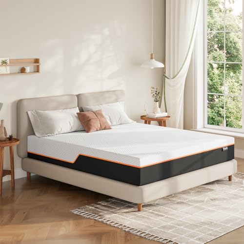 Vesgantti Schaummatratze, ergonomische Matratze Gel-Memoryschaum Matratze mit Abnehmbarer Bezug, Härtegrad H2 & H3 Öko-Tex Zertifiziert (weiß-20CM, 90 x 200cm)