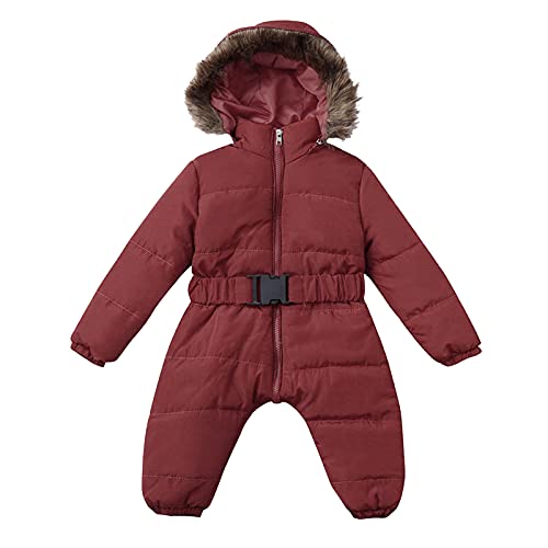Betadog Boy Ski Pants Girls Winter Coat Cold Weather Boys Snow Jacket Girl Winter Clothes Girls Ski Jacket 5t (Brown, 9-12 Months)2