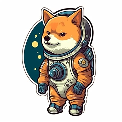 Image of Yoonek Graphics Shiba Inu Dog Vinyl Decal Sticker for Car, Laptop, Tumbler, More. #001593