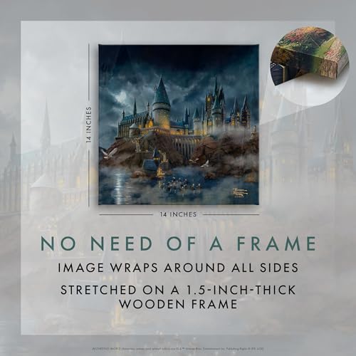 Thomas Kinkade Harry Potter™ Hogwarts™ Castle Studios - Gallery Wrapped Canvas (14x14) - Image 5