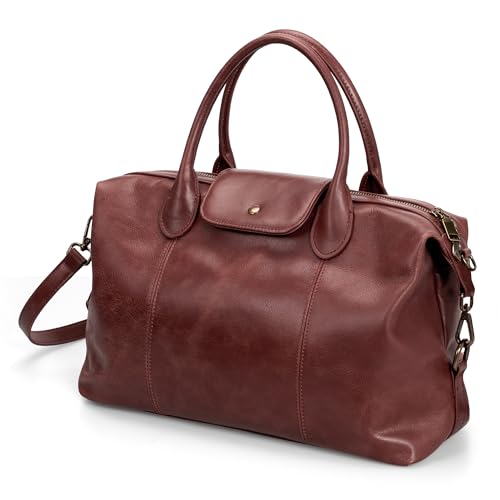 Befen Vintage Leather Satchel Tote for Women