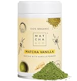 Premium Organic Ceremonial Grade Matcha Vanilla Powder – 80 g Japanese Matcha Green Tea with Natural Vanilla Flavour – Antioxidant‑Rich & Smooth Taste
