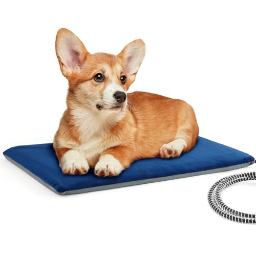 pecute Haustier Heizkissen, Outdoor Heizdecke Haustier wasserdichte IPX7, Elektrisches Heizkissen für Katzen, Heizmatte 9-stöckige Struktur mit Anti-Bite-Schlauchwickel Kabel(L, 70x40cm) pecute Haustier Heizkissen, Outdoor Heizdecke Haustier wasserdichte IPX7, Elektrisches Heizkissen für Katzen, Heizmatte 9-stöckige Struktur mit Anti-Bite-Schlauchwickel Kabel(L, 70x40cm)