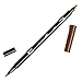 Produktbild Tombow ABT-969 Fasermaler Dual Brush Pen mit zwei Spitzen, chocolate