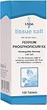 UNDA - Ferrum Phosphoricum 6X - Homeopathic Remedy Supports Relief of Fever and Inflammation - 100 Tablets