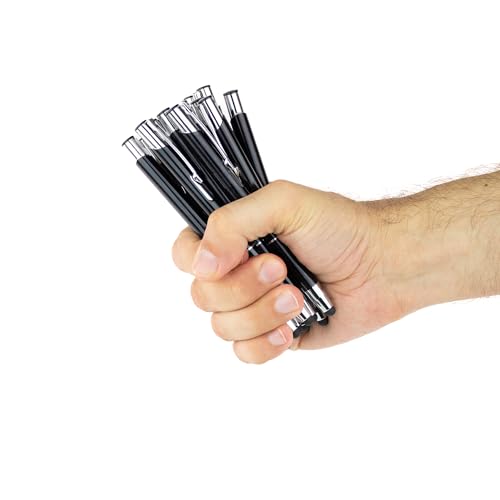 Pack 300 bolígrafos PERSONALIZADOS con tu nombre o texto | Brila Negro | Puntero para dispositivos móviles | Grabado a láser | Lote bolígrafos publicitarios, bodas, comuniones, merchandising… - imagen 7