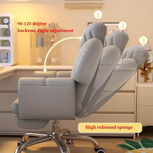 Ergonomic Gaming Chair for Home Office - High Back Executive Recliner Sofa with Footrest & Adjustable Armrests - Comfortable Adult Gaming Seat for Long Hours - Image 4
