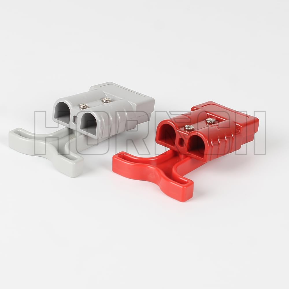 Plastic Handle 50A 120A 175A 350A Two-Pole Power Connector Accessories Power T type&Triangle Handle for 2 Pin Battery Connector - (Color: 175A(Red), Package: 10 PCS)