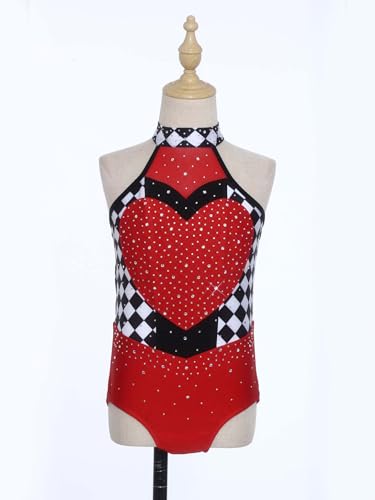 Disfraz para niñas vestido corazón reina rojo 10 años miniatura 3