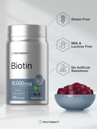 Horbäach Biotin 10000mcg Gummies