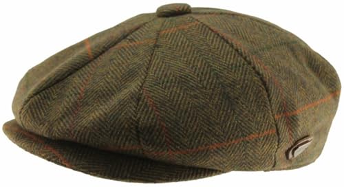Casquette gavroche en laine marron Royal Stallion | Modèle homme grande taille XXL 63 cm