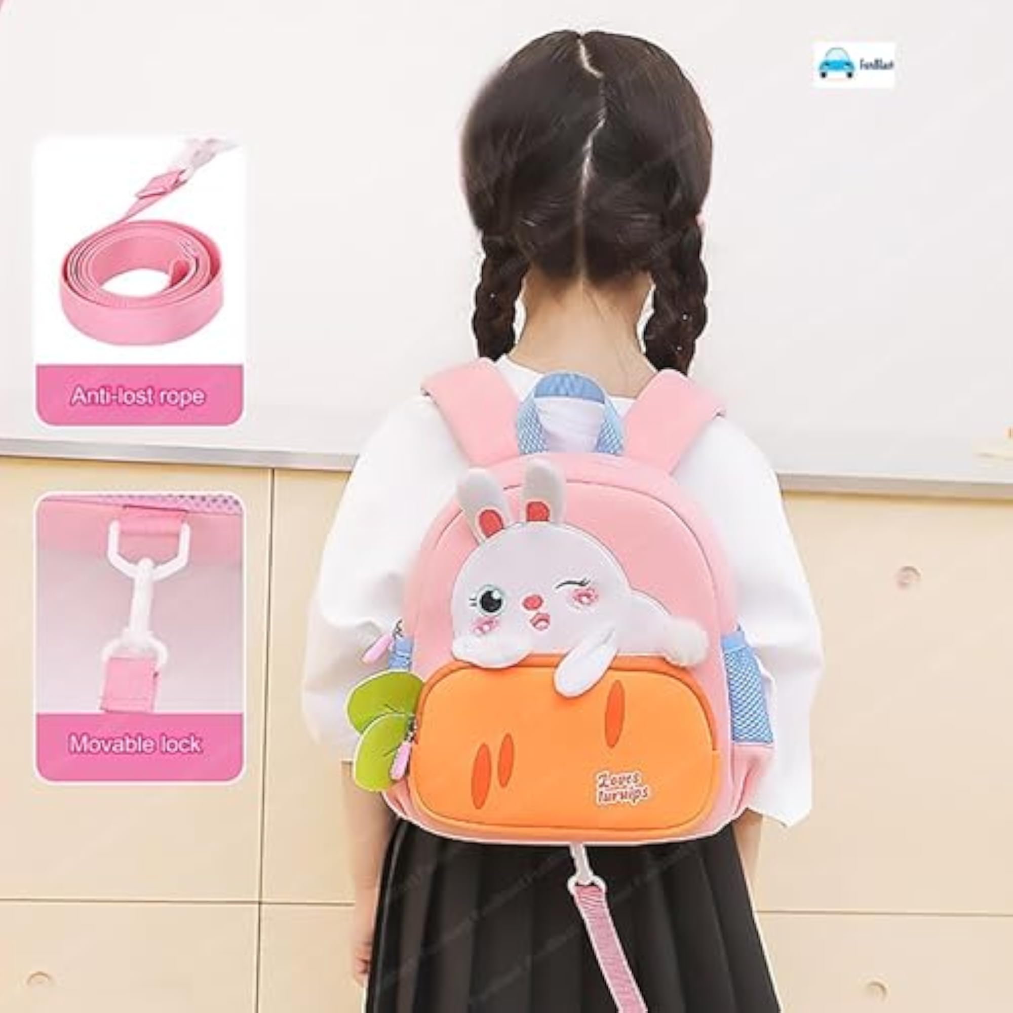 Cartoon Theme School Bag for Kids, Lightweight and Fun