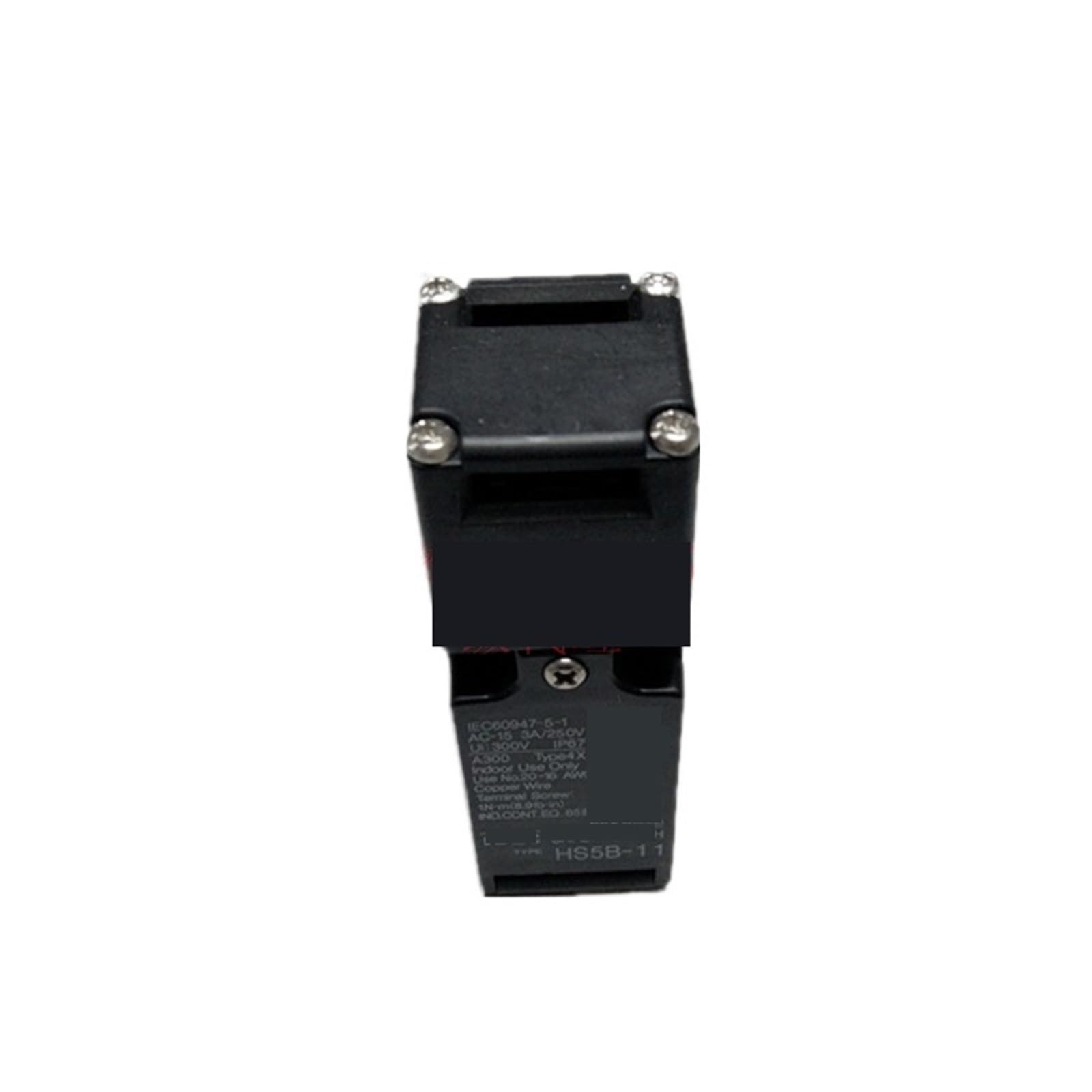 Interruptor de seguridad HS5B-11B con cerradura de puerta y conexión de conducto metálico G1/2