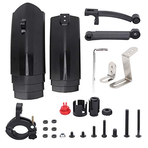 Bike Mudguard, Lightweight Bicycle Front/Rear Retractable Mudguard with Tail Light Mountain Bike Riding Accessory Bicycles and spare parts - Image 3