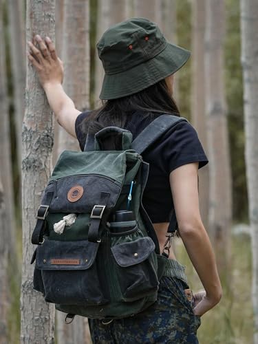Image of Bombay Trooper Terra Nova Explorer Victor Backpack | Upcycled Canvas Backpack | Laptop Backpack | Travel Backpack