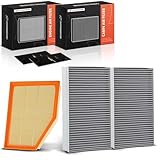 A-Premium Engine & Cabin Air Filter with Activated Carbon Compatible with BMW E60 Series 525i