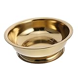 HIAKDOFT Metall Brenntonne Goldener Feuertopf Große Kapazität Vielseitig als Feuerstelle und...