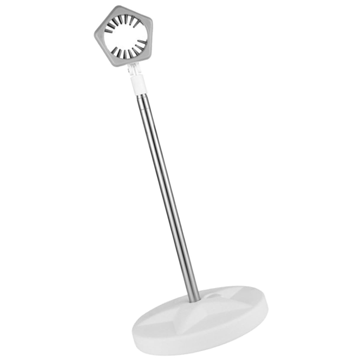 Teleskop Haartrockner Bodenständer aus Edelstahl, Verstellbar 50-106cm