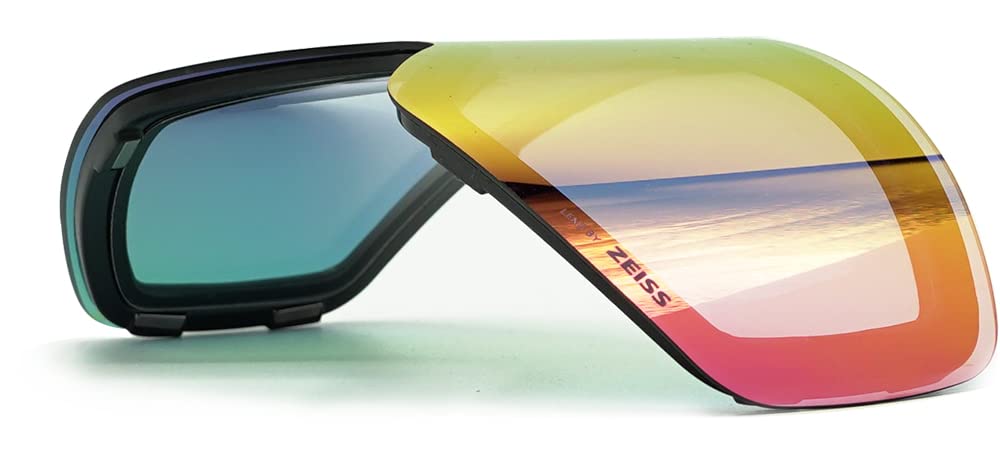 SL PH-12sixty - Ersatzscheibe für Skibrille PH-12sixty, Herren und Damen, mit UV400 Schutz und Anti Nebel Linse in Pink