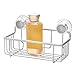 Produktbild iDesign 20700EU Metro Rostfreier Turn-N-Lock Aluminium-Badezimmer-/Dusch-Korb, Conditioner, Seife, 25,4 x 12,42 x 14,45 cm, silber, Metall
