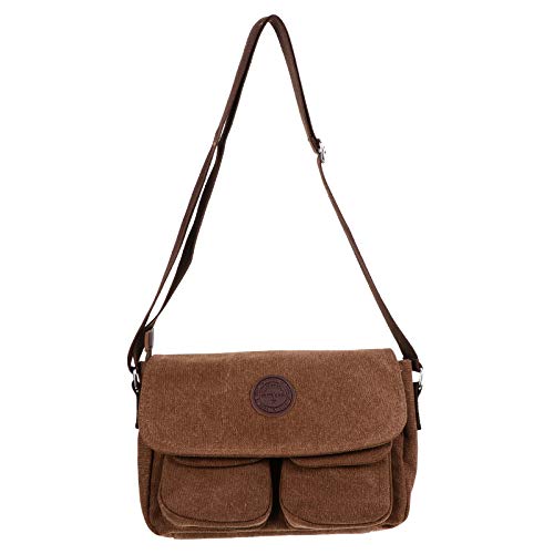 Paquet en toile pour homme Lurrose sac bandoulière vintage