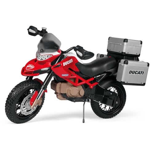 Peg Perego Ducati Enduro - Moto Elettrica per Bambini dai 3 Anni con Batteria Ricaricabile...