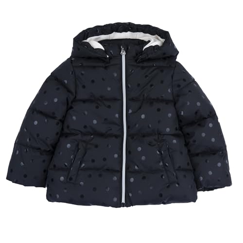 Chicco Giubbino Con Cappuccio e Zip Bambina e ragazza, Nero, 2 anni, Designed in Italy