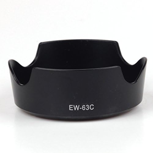Pixco EW-63C Bayonet Mount Lens Hood for Canon EF-S 18-55mm f/3.5-5.6 IS STM Lens (EW-63C)