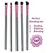 Firm Eyebrow Brush Kit For Makeup Pomade Tint Stencil Color Waterproof Applicator 2 Pc Angled Eye Brow Lamination Kit To Contour Conceal Brows With Razor Thin Hair Strokes Filling Winged Eyeliner