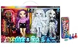 Rainbow High & Shadow High Collectors Fashion Doll Exclusive 4 Doll Set - Daria Roselyn - EMI Vanda - Natasha Zima - Heather Grayson w/Nail Accessory Kit
