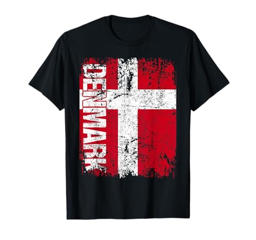 DÄNEMARK Flagge | Damen Herren Kinder DÄNEMARK T-Shirt