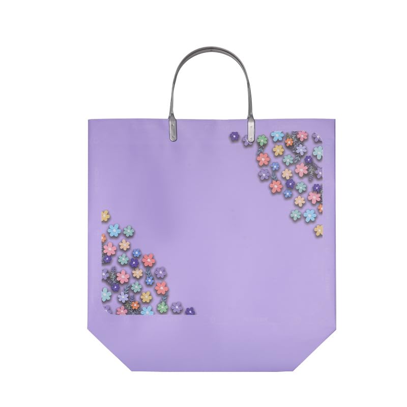 Sacs à provisions réutilisables transparents pour fleurs PVC