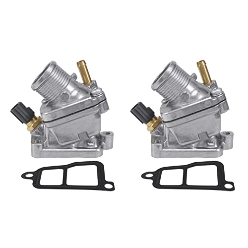 Daijianbin 2 carcasas de termostato mejoradas de aleación de aluminio para - S80 2005-2006 XC90 2.5T 31293698
